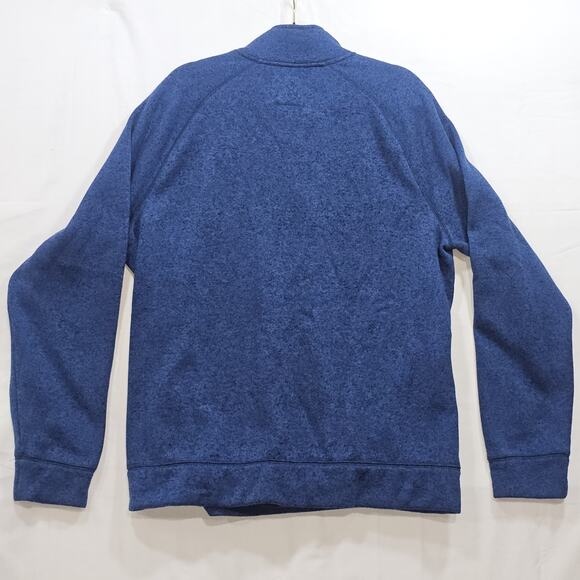 Sonoma Men's Good For Life Blue Fleece 1/4 Snap Mock Neck Sweater Size XXL - Picture 2 of 6